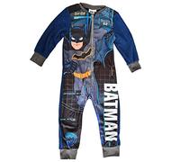 Childrens Boys Batman Fleece Onesie Kids All In One