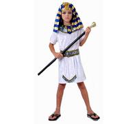 Childrens Boys Girls Pharaoh Egyptian King Fancy Dress Costume Outfit Age 4-12yo
