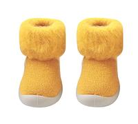 Children's Boys' Winter Socks, First Walking Shoes Baby, Breathable, Crawling Shoes, Nursery Shoes, Children's Shoes, Slippers, Comfortable, Children, Trainers, Closed, yellow, 5 UK Child