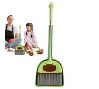 Children's Broom - Stainless Steel S 18.5 x 13 x 56 cm | Broom with Dustpan Combo Set | -Friendly Learning Activities for Nursery Teachers Indoor and Household Play for Nursery Home