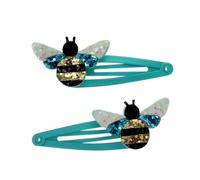Children's Bumblebee Glitter Hair Clips (set Of 2), claw clips, claw clip | claw clips, hair clip, claw clip, hair clips for girls, barrette accessories, sturdy jaw grip, feminine styling tool