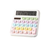 Children's Calculator | Cute Colorful 12 Digit Solar Counter for Office Home School Classroom University Work Business Travel Shopping