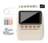 Childrens Camera Instantly With Photo Printing 3Inch Screen 1300mAh Battery Boy Girl 3 12 Years Old Kids Instantly Print