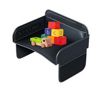 Children's Car Tray | 42 cm Portable Travel Table with Storage Pockets | For Drawings, Snacks, Tablets and Games in the Car or Plane, Easy to