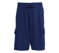 adidas Unisex Kids Essentials Cargo Shorts, Dark Blue/White, 13-14 Years