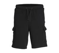 JACK & JONES JPSTBRADLEY Sweat Cargo Shorts GMS JNR, Black, 14 Years