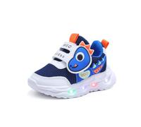 Children's Cartoon Dinosaur LED Flashing Shoes Boys Girls Sneakers | Toddler Light Up Led Trainers Boys Girls Running Shoes Baby Sport Shoes Birthday Xmas Gift