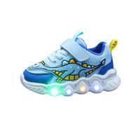 Children's Cartoon Dinosaur LED Flashing Shoes Boys Girls Sneakers | Toddler Light Up Led Trainers Boys Girls Running Shoes Baby Sport Shoes Birthday Xmas Gift
