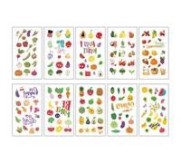 Children's cartoon tattoo stickers with a high-end feel, featuring dinosaurs, mermaids, animals, and space tattoos