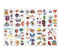 Children's cartoon tattoo stickers with a high-end feel, featuring dinosaurs, mermaids, animals, and space tattoos