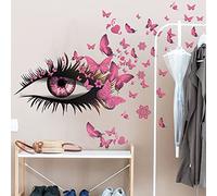 Children's Cartoon Wall Stickers. Red Eye Wall Sticker Butterfly. Cool Wallpaper Decoration. Gift for Boys and Girls (cartoon01)