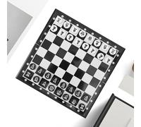 Children's Chess Game - Folding and Magnetic Chess Board for Games, Board Games - For Children, Adults and Beginners, Suitable for Travel, Home, Table, Outdoor, Learning and Family