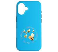 Children's Child Girls Boys Bee Bee Baby Heart Retro Case for iPhone 16