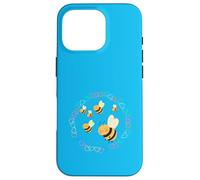 Children's Child Girls Boys Bee Bee Baby Heart Retro Case for iPhone 16 Pro