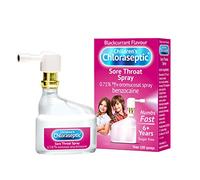 Children's Chloraseptic Anaesthetic Sore Throat Spray, Blackcurrant Flavour, Fast Acting Relief for Sore Throat Pain, 15 ml (Pack of 3)