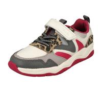 Childrens Clarks Big Cat Inspired Claw Detailed Trainers 'Clowder Run K'