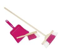 Plastic Dustpan, Handbroom and Broom