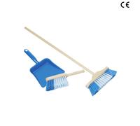 Plastic Dustpan, Handbroom and Broom