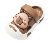 Childrens Clogs Cute Print Closed Toe Non Slip Breathable Lightweight Quick Dry Outdoor Beach Shoes for Ages 2 To 9 Flip Flops