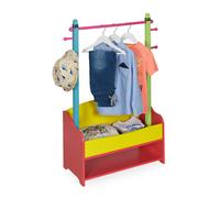 Children's clothes rack kids' coat stand Toddler Garment Storage bright colours