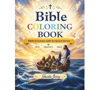 Childrens coloring book with scriptures.: Old & New Testament Coloring Pages for Boys and Girls. A Christian Activity Book for Home and Classroom.