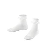 Falke White Kids Romantic Lace-trim Ankle-length Cotton-blend Socks 2-10 Years 31-34