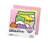 Childrens Creativity Boosting Coloring Book Small Design Cartoon Scenes User Friendly Paper Practice Drawing Pad Children ' s Painting Workbook