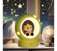 Children's Day Gift Panda Night Light for Baby Newborn Star Moon Touch Bedside Lamps Rechargeable Table Lamp with 3Levels Brightness for Nursery Reading Breastfeeding for Women