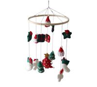 Children's Decorative Mobile for Cot and Pram | Christmas with Hanging Figures for Babies | Ideal in Bedroom, Nursery, Travel, Walk, Indoor, Holiday,