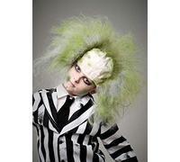 Childrens Deluxe Halloween Gothic Movie Style Wig Headpiece