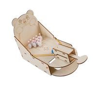 Childrens Desktop Wood Science Experiment Toy Interactive Miniature Bowling Game Toy Set for Physics Education and Play Children ' s Physics Experiment