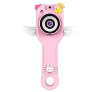 Childrens Digital Microscope with Color Screen 180° Rotatable Camera LED Light Portable Scientific Experiment Tool for Outdoor Learning Portable Microscope