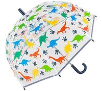 Childrens Dinosaur Clear Dome Umbrella