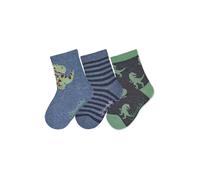 Children's dinosaur patterned socks Sterntaler (x3) Bleu 27/30