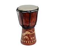 Children's Djembe Drum 15/20/25/30 cm Bongo Elephant Wood A2 One Size 20cm Djembe Trommel Elefant Holz A2