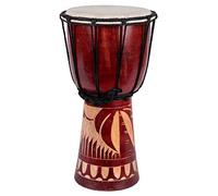 Children's Djembe Drum 15/20/25/30 cm Bongo Elephant Wood A2 One Size 30cm Djembe Trommel Elefant Holz A2