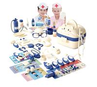 Children's Doctor Toy Set - Pretend Doctor Playset For Kids In Suitcase Design,Multi-Functional Pretend Set For Kids, Playset,For Boys Girls