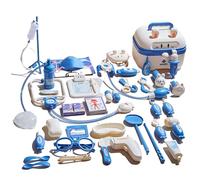 Children's Doctor Toy Set - Pretend Kit, Medical Play | Suitcase Design Pretend Doctor Set for Kids, Multifunctional Role Play Set with Lighting Sound Features for Birthday Indoor Educational Fu
