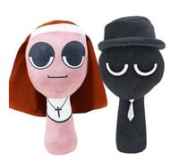 Children's Doll Funny Pink Sprunk Game Plush Toy For Games Fans,2Pcs Cute Doll Toys,Super Soft Collectible Stuffed Toy,Black Variation Sprunk Toys Children's Plush Gift For Boys Girls And Fans