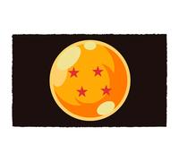 Children's doormat SD Toys Dragon Ball Noir 60x40 cm