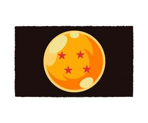 Children's doormat SD Toys Dragon Ball Noir 60x40 cm