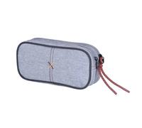 Children's double-compartment pencil case Kid'Abord Harry Potter University Gris 22x6x10 cm
