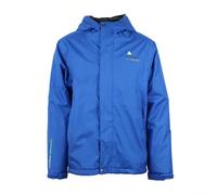 Children's double fleece ski jacket Peak Mountain Ecajik Bleu 5 ans