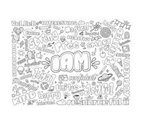 Children's Drawing Roll Coloring Paper Roll Color Large Coloring Tablecloth For Kids Educational Graffiti Toys T2E6 coloring party party k jumbo table kids book coloring affirmations positive