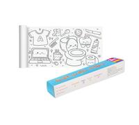 Children's Drawing Scroll A New Type Of Large Color Paper Roll Suitable For Young Children In 2025 Art Drawing Paper For Painting DIY Filling Form Color Page KfM918 (A, One Size)