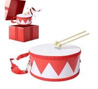 Children's Drum, Instrument for Early Childhood Education, 15 cm Adjustable Carry Strap, Percussion Drum Set, for 2-5 Years Olds and Girls, Students, Birthday, Nursery, Playroom