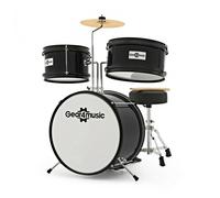 Childrens Drum Kit by Gear4music Black
