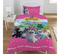 Childrens Duvet Cover - Single Cotton Bush Baby World Bedding Set Reversible