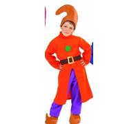 Childrens Dwarf Gnome Costume World Book Day Fancy Dress Orange