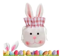 Children's Easter Bags, Plush Large Table Decoration, Reusable Easter Bags for Sweets, Spring Holidays Party and Girls Chocolate Gift Packaging for Home